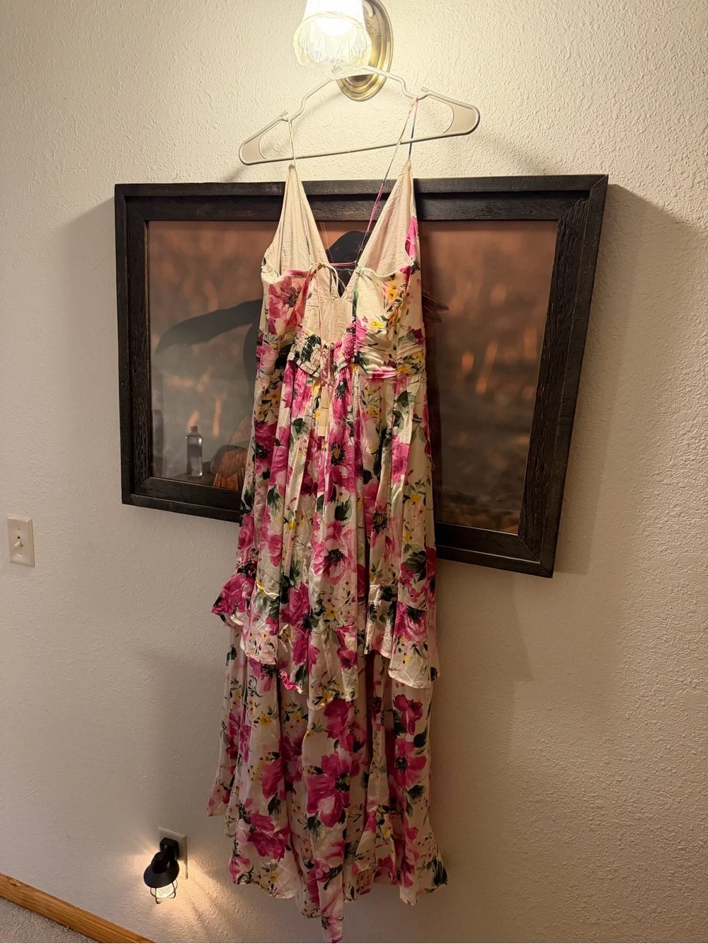 Abercrombie & Fitch Pink Floral Maxi Dress